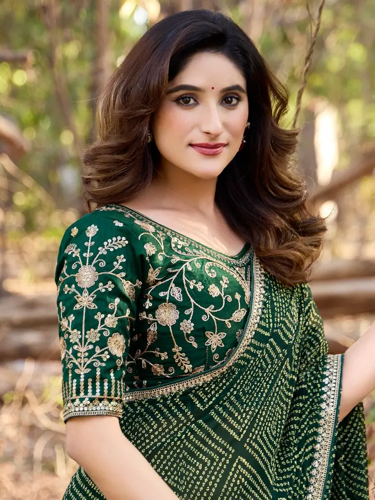 bottle-green-mono-georgette-zari-sequin-saree (1).webp