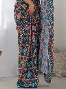 bottle-green-printed-sequins-chinon-sarees (3).webp